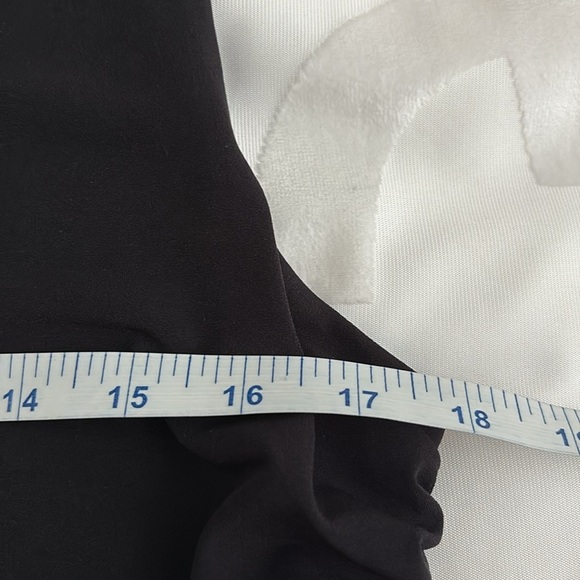 NWT Lane Bryant Black Sleeveless Sheath Midi Dress w/Draping. Size 14/16 - Picture 6 of 9